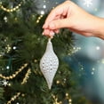 thumbnail image 5 of Zawou White Plastic Christmas Balls, Shatterproof Tree Ornaments for Indoor Holiday Decorations, Festive Ambiance Window and Tree Display, 5 of 6