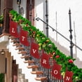 thumbnail image 5 of Bmnokb Initial Christmas Stockings, 7 Inches Small Knit Christmas Stockings with Initial, Red Christmas Stockings with Letters for Fireplace, Staircase and Christmas Tree Decor, 5 of 8