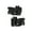 Black, variant on For Ford Bronco II Door Handle 1989-1990 Interior | Front Passenger Side | Textured Black | FO1353119 | F37Z1021818A