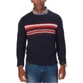 thumbnail image 2 of Nautica suéter de punto para hombre, azul, grande Nautica  Pull-over, 2 of 2