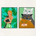 thumbnail image 1 of Набор из 2 постеров "Галерея No.17", 50х70см, 1 of 5