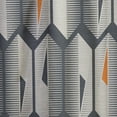 thumbnail image 4 of Designart 'Abstract Retro Triangular Geometrics Pattern' Mid-Century Modern Curtain Panel, 4 of 5