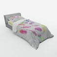 thumbnail image 2 of Ambesonne Feather Bedding Set 3 Pcs, Romantic Plumage Design, Twin XL, Multicolor, 2 of 2