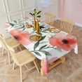 thumbnail image 4 of Pioneer Flower Floral Print Pattern Rectangle Tablecloth 60"x120",Waterproof Polyester Rectangle Table Cloth, Wipeable Spillproof Polyester Tablecloth for Dining, Camping, Indoor and Outdoor, 4 of 6