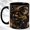 Black, variant on Spellbook Witch Coffee Mug, Halloween Raven Mug, Ceramic 11 oz