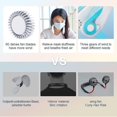 thumbnail image 4 of Ventilador de cuello portátil USB, ventilador de cuello deportivo, ventilador de cuello de ventilador de mano, ventilador silencioso inalámbrico sin aspas, ventilador de cara recargable, batería, 4 of 5