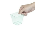 thumbnail image 5 of Restaurantware-8 Ounce Large Kova Cups, 100 Disposable Dessert Tumbler - Lids Sold Separately, Sturdy, Seagreen Plastic Appetizer Cups, For Mousse, Layered Cakes At Catered Events, 5 of 10