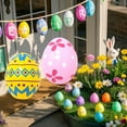 thumbnail image 2 of JJKBVCLO Inflatable Easter Egg Decorations Colorful Inflatable Eggs For Easter Party And Garden, 2 of 6