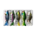 thumbnail image 3 of 5 señuelos de pesca multiarticulados, cebos de pesca , crankbaits con anzuelos triples afilados, señuelos artificiales para adultos., 3 of 9