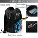 thumbnail image 4 of Balery Gaming Mochila con carga USB para hombre y mujer - Mochila impermeable y antirrobo para laptop con puerto USB para viajes, trabajo, 4 of 7