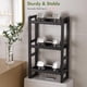 thumbnail image 5 of Estante para inodoro Cabinet AmazerBath, bambú, 3 niveles, negro, 5 of 8