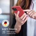 thumbnail image 4 of IBAOLEA Étui en Silicone TPU Compatible avec IBAOLEA iPhone 12 Pro Max - Étui Fine avec Finition Douce - Rouge Rococo, 4 of 8