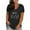 1-Gray, variant on XCHQRTI Be Kind Womens Shirt Plus Size Graphic Tees Short Sleeve V Neck Summer Casual T Shirt