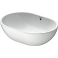 thumbnail image 3 of Duravit 033550-0Hole Design Classics 19-1/2" Oval Ceramic Vessel Bathroom Sink - White, 3 of 4