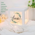 thumbnail image 3 of zhangmingg Elegant Transparent Wedding Card for Reception Decorations and Guest Message Storage at Events, 3 of 5