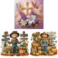thumbnail image 1 of 5D DIY Con Forma Especial Parcial Cruz Arte Lavanda 40x40cm, 1 of 8