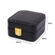 thumbnail image 3 of Cajas de almacenamiento de doble capa para pendientes, joyero portátil, regalo para el día de la madre (negro), 3 of 7