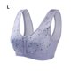 thumbnail image 4 of Minnieouse Sujetador Bralette Transpirable Y Que Absorbe La Humedad Para Mujeres Actividades Deportivas Ropa Interior Para Mujer Sujetadores Ropa interior azul claro 36/80【L】, 4 of 6