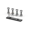 thumbnail image 4 of Universal Black Aluminum Front Bumper License Plate Bracket Relocator Mount, 4 of 5