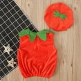 thumbnail image 4 of Actoyo Toddler Baby Boy Girl Kids Pumpkin Top Halloween Costumes Outfit with Hat, 4 of 9
