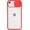 Red, variant on for iPhone 8/iPhone 7/iPhone SE 2020 Clear Case with Camera Cover, Built-in Creative Slide Camera Lens Protector Transparent Case Both Sides Bumper Silicone Upgraded Protective Case - Red