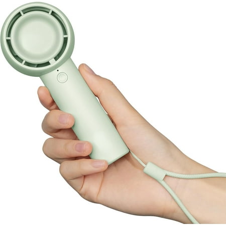 

Handheld Fan Portable Bladeless Mini Fan Personal Small Hand Fan with 4500mAh 18H Max Cooling Time USB Rechargeable Lash Fan for Travel/Makeup/Eyelash/Outdoor - White