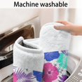 thumbnail image 4 of Pioneer Flower Floral Print Pattern Bathroom Rugs Mat, Non Slip Microfiber Bathroom Rug with Rubber Backing, Soft Mats for Bathroom Floor Tub Shower, 17"x47", 4 of 4