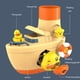 thumbnail image 2 of Juguetes De Baño Para Bebés Pato De Dibujos Animados Juguetes De Agua Ventosa Barco Juguetes Bañera Juguetes De Pared Para Baño Ducha Vogacara FN006100-00, 2 of 6