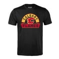 thumbnail image 2 of Men's Levelwear Black Calgary Flames Richmond Banner Arch T-Shirt, 2 of 3