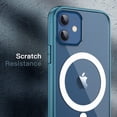 thumbnail image 7 of JETech Magnetic Case for iPhone 12/12 Pro 6.1-Inch Compatible with MagSafe Wireless Charging, Shockproof Phone Bumper Cover, Anti-Scratch Clear Back (Navy), 7 of 7