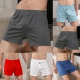 thumbnail image 5 of Ana Men Casual Wide Leg Cotton Boxer Shorts Briefs Home Wear Underwear Underpant, 5 of 9