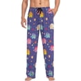 thumbnail image 3 of GZHJMY Elephant Pajama Pants for Men, Lounge Pants Lightweight Men Pajama Bottoms with Drawstring Pockets, Christmas New Year Birthday Gifts, Large, 3 of 6