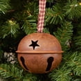 thumbnail image 3 of Factory Direct Craft 4 Rusty Tin Christmas Jingle Bells with Homespun Hanger, 3 of 3