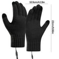 thumbnail image 3 of Kbndieu USB Heated Gloves for Men Women, Winter Gloves for Cold Weather, Heated Work Gloves for Work, Play, Ski, Bike, Hiking, Outdoor Adventure Clearance, 3 of 5