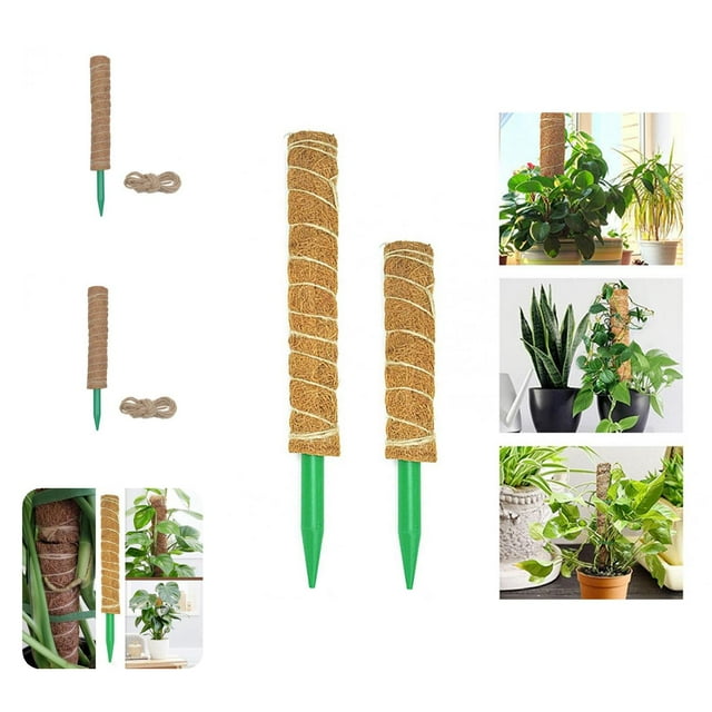 Eco-friendly Handmade Plant Grow Stake Coir Practical Moist-keeping Plant Climbing Stake for Garden