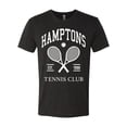 thumbnail image 2 of Wild Bobby Hamptons Tennis Club Est 1986 Sports Mens Premium Tri Blend T-Shirt, Vintage Black, Small, 2 of 6