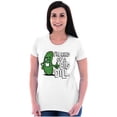 thumbnail image 3 of Big Dill Pickle Confidence Humor Womens Slim Fit Graphic Tee Brisco Brands S, 3 of 5