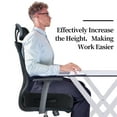 thumbnail image 4 of Extra Thick Chair Cushions,Office Chair Booster Seat Cushion to Raise Seat Height for Pain Relief, Non Slip Memory Foam Thick Cushion with Carry Handle, 4 of 7