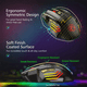 thumbnail image 5 of ratones inalámbricos para juegos de computadora, 2,4 G, RGB, recargables, Bluetooth, USB, silenciosos y ergonómicos., 5 of 6