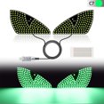 thumbnail image 5 of BLEEUS 2Pcs Led Dynamic Demon Eyes Atmosphere Light Usb Auto Decorative Light Car lights （Green）, 5 of 9