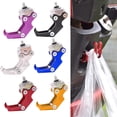 thumbnail image 3 of 2Pcs Scooter Front Sturdy Metal Hook Hanging Helmet Riding Bag Grip Storage Rack 2PCS silver, 3 of 9
