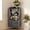 Blue, variant on Sailvan Wooden Corner Bar Cabinet with 2 Open Shelves, 2 Drawers & Mirrored