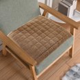 thumbnail image 6 of Tyidzon Seat Cushion 15.7 x 15.7 Inch Thicken Soft Chair Cushions for Dining Chairs, Kitchen Decor or Office Use Chair Cushion Coffee, 6 of 6