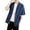 AI09-Navy, variant on Lumtrix Men's Kimono Jackets Cardigan Lightweight Casual Cotton Blends Linen Seven Sleeves Open Front Coat Outwear Black 5XL