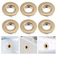 thumbnail image 1 of OULII 6Ud Protector Dorado De Orificio Para Rebosadero De Lavabo En Con Elegante, 1 of 8