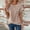 🔥 Beige, variant on Sentmoon Cute Summer Tops Blouse Women Crew Neck Short Sleeve Knit Side Loose Solid Color Casual Top Trendy for Everyday Casual Wear Mint Green M
