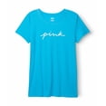 thumbnail image 1 of Camiseta Victoria's Secret PINK Logo Azul XS, 1 of 5