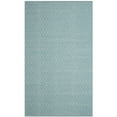thumbnail image 5 of SAFAVIEH Montauk Terrence Geometric Diamond Cotton Area Rug, Ivory/Turquoise, 5' x 8', 5 of 10