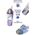 thumbnail image 3 of Mermaid Gobelets en Plastique Réutilisables à Double Paroi 14 oz avec Couvercles Crème et Paille, Mermaid-Rose, 3 of 6