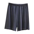 thumbnail image 2 of Bixock Women Pajamas Shorts Loungewear Shorts Solid Color Elastic Waist Soft Stretchy Versatile Daily Indoor Homewear Sleepwear Base Layer Trousers Women Clothings, 2 of 5